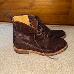 Billy Reid Handmade Leather Boots 9.5